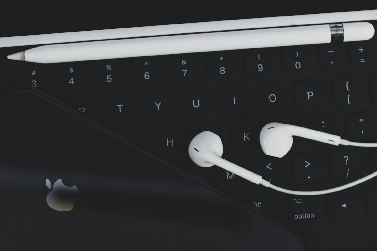Photo by Sanni Sahil white corded earphones