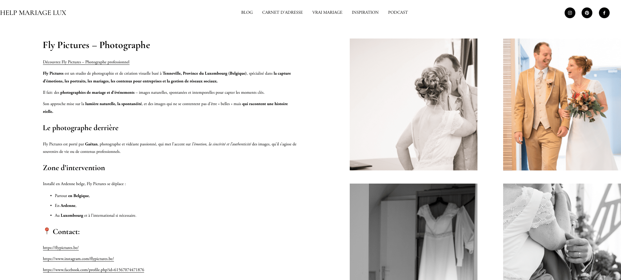 Article Blog Help Mariage Luxembourg sur Fly Pictures